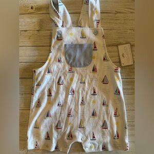 Baby Loren NWT Sailboat Print Baby Romper 18-24 months